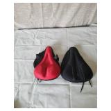 LOT OF 2 BIKE SEAT COVERS