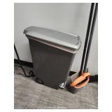 Board Display Holder, Trash Can And Broom