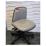 Gray Vinyl Office Chair