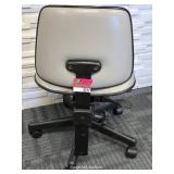 Gray Vinyl Office Chair