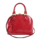 Louis Vuitton Red Vernis Alma BB