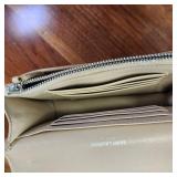 Yves Saint Laurent Leather Sunset Shoulder Bag Beige