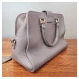 Yves Saint Laurent Baby Cabas 2-Way Shoulder Bag Gray