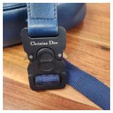 Dior Blue Oblique Galaxy Saddle Bumbag