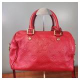 Louis Vuitton Red Empriente Speedy