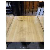 30in Wood Top Table W/Metal Base