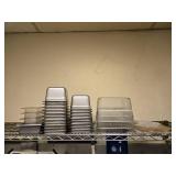 Assorted Plastic & Stainless Storage Containers