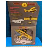 Pennzoil Stinson Detroiter Cast Metal Airplane Coin Bank.