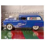 Vintage 1955 Chevy Sedan Delivery Diecast Bank.