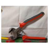 (2) Tile Nippers, 6-n-1 Multi-Tool Pliers, and Cage Pliers.