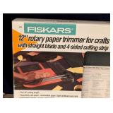 Fiskars 12" Rotary Paper Trimmer for Crafts.