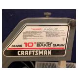 Sears Craftsman 10" Direct Drive Band Saw.