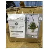 NEW 3ft Pre-Lit Alberta Spruce Mini Artificial Christmas Tree Clear Lights - Wondershop