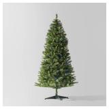 6.5ft Pre-lit Alberta Spruce Artificial Christmas Tree Dual Color LED Lights - Wondershop: Flame-Resistant, Indoor Use