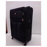 SwissGear Sion Softside Expandable Luggage, Black, Checked Large, 29-Inch