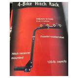 Northern Tool Wel-Bilt 4-Bike Hitch Rack, Appears New in Box