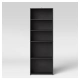 Black 5-Shelf Bookcase - Room Essentials