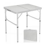 Lightweight and Portable Camping Table, 36x24 Inch, 2 Pack