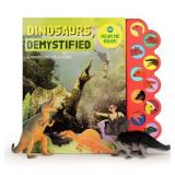 Boley Interactive Board Book - Dinosaur Book with Sound Bar for Kids and Toddlers - Includes 2 Dinosaur Toys for Interactive Play - Ages 3 and Up!