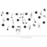 3Strings Black Music Note Garlands Banners For Tiktok Music Party Decor Birthday Disco Music Party Decor Wedding Bachelorette Bridal Shower Backdrop