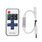 11key RF Mini Wireless Remote Controller DC5 24V for 3528 5050 Single Color LED Strip Lights Wireless Switch Dimmer Control