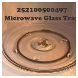 10 1/2 Inches Replacement Microwave Glass Plate Compatible with Hamilton Beach 252100500497, HB P90D23, Microwave Glass Turntable Compatible with GE, Sunbeam, Emerson P23, Replace Part #252100500497