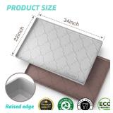 SIKADEER Under Sink Mat for Kitchen Waterproof, 34 x 22 Silicone Under Sink Liner, Up to 3.3 Gallons Liquid, Kitchen Bathroom Cabinet Mat Fits 36inch Standard Cabinet Under Sink Drip Tray