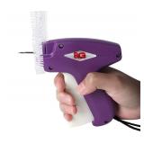 PAG Standard Tagging Gun Price Tag Attacher Gun for Clothing with 5 Needles and 2000 2inch Barbs Fasteners, Purple