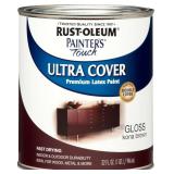 Rust Oleum Brush On Enamel Paint 1977502 Painters Touch Latex, 1 Quart, (Pack of 1), Gloss Kona Brown, 32 Fl Oz