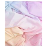 xo, Fetti Pastel Gradient Washable Tablecloth   9 ft. | Birthday Party Decorations, Bachelorette Party Supplies, Rainbow Baby Shower, Pastel Preppy, Tableware