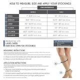 Truform Sheer Compression Stockings, 15 20 mmHg, Women