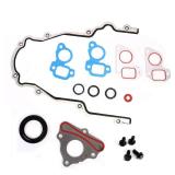 Timing Cover Gasket Set, for LS Camshaft Thrust Retainer Plate Gasket Seal Cam w/Bolt,Water Pump Gasket,Crankshaft Seal,for GM Gen III IV V LS1 LT1 L86 L84 LT4 LQ4 LS2 LS3,4.8/5.3/6.0/6.2L