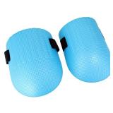 Longdex Foam Knee Pads 1Pair Waterproof Ultra Light Soft Inner Liner EVA Foam Cushion Knee Pads With Adjustable Elastic Straps Random Color Blue/Green