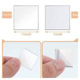 Jetec 50 Pieces Mini Size Square Mirror Adhesive Small Square Mirror Craft Mirror Tiles for Crafts and DIY Projects Supplies Home Decoration (1 x 1 Inch)