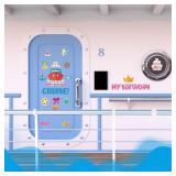 27 Pcs Birthday Cruise Door Magnets Decorations Funny Cruise Ship Door Magnets Magnetic Reusable Cruise Magnet for Happy Birthday Cabin Door Ship Carnival Refrigerator Office Car Accessories