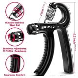 FitBeast Grip Strengthener Forearm Strengthener Hand Grips Strengthener Kit   5 Pack Adjustable Resistance