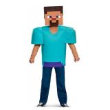 Steve Classic Minecraft Costume, Multicolor, Large (10 12)