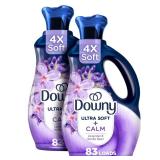 Downy Ultra Soft Fabric Softener Liquid, Calm, Lavender and Vanilla Bean, 56 fl oz