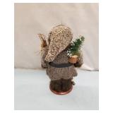 Christmas Northwoods Santa Claus Rustic Brown Figure