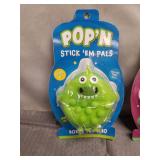 POPâN STICK âEM PALS Lot Of 2