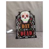 DAY OF THE DEAD TOMBSTONE HANGING SIGN