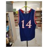 Adidas Kansas University Jayhawks Basketball Jersey - Size L- #14