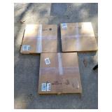 Three Boxes Of Versatex Nickel Plate Modular Flooring