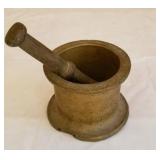 Metal Mortar With Pestle