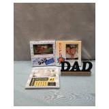 LOT OF " DAD" PICTURE FRAMES