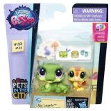 Littlest Pet Shop Pets in theCity Alia Lagarto & Dabble Von Quack