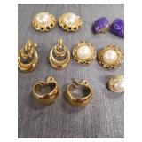 LOT OF CLIP ON EARRINGS