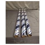 LOT OF 3 ROLLS OF WRAPPING PAPER