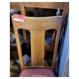 (4) Wooden Back Dining Chairs