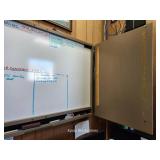 Wall Mounted Dry Erase Board And Cabinet